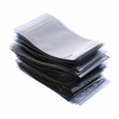 Kilitli Antistatik Poşet 8x13cm 100 Adet  Şeffaf Su Toz Geçirmez Koruyucu Esd Metalize Torba Çanta Elektronik - 2