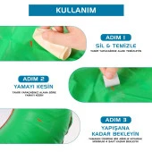 Argeus 4'lü Fiber Çanta Delik Tamir Yaması Lacivert - 3