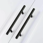 Rosemary Mobilya Mutfak Çekmece Dolap Dolabı Kulpu Kulbu (224 MM-22.4 CM) Mat Siyah Metal Kulpları - 8