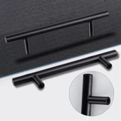 Rosemary Mobilya Mutfak Çekmece Dolap Dolabı Kulpu Kulbu (224 MM-22.4 CM) Mat Siyah Metal Kulpları - 5