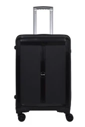 Elatae Premium Polipropilen Orta Boy Kırılmaz Valiz Siyah V303 thumbnail 1
