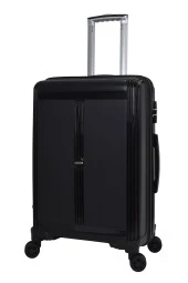 Elatae Premium Polipropilen Orta Boy Kırılmaz Valiz Siyah V303 thumbnail 2