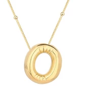 Lucky Life 925 Ayar Gumuss Gold Lucky Life Kadın Balon O Harfi Lucky Life Lucky Life Lucky Life Kadın Kolye - 1