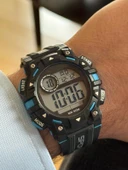 Erkek Kol Saati Dijital Su Geçirmez Genç Kol Saati SPEC000615 - Alarm, Kronometre, LED - 5