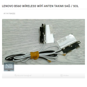 LENOVO B560 WİRELESS WİFİ ANTEN TAKIMI SAĞ / SOL - 1