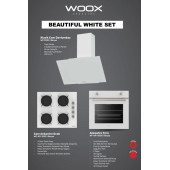 Woox Beautiful White Ankastre Set - 1