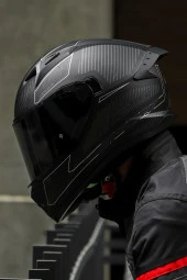 50.9 Enigma Full Face Motosiklet Kaskı - 1