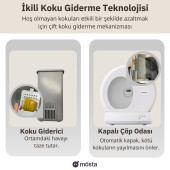 Ubtech Ucat C10 Pro+ Kameralı Akıllı Otomatik Kedi Tuvaleti (Yeni Versiyon) - 6