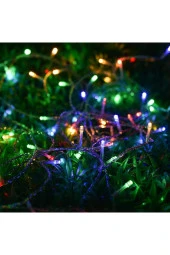 ROBEVE 10 Metre 100 Ledli Rgb Renk Fişli Led Işık Dekor Yılbaşı Ağacı Işığı Organizasyon Led Işık Rgb - 2