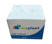 Niceplast Mavi Orta Boy 55x60 Cm. 30 Litre Çöp Torbası Poşeti - 20 Adetlik 50 Rulo- 1000 Adet / Koli - 1