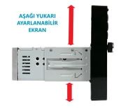 Garaj Dünyası Twogo Go Şahin Ayarlanabilir Kasa 9 Inch Bluetooth USB SD 4*50W Geri Görüş Kamerası - 4