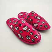 Kedi Desenli Pembe Renk Kadın Terlik - 10