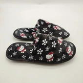 Kedi Desenli Siyah Renk Kadın Terlik - 7