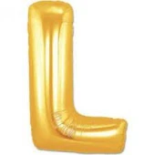 Folyo Balon Altın L Harfi 100 Cm - 1