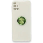 Samsung Galaxy A11 Kılıf Gros Yüzüklü Şeffaf Silikon thumbnail 1