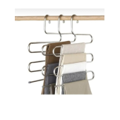 ORCEY TİCARET Metal Pantolon Eşarp Askısı 5 Katlı - 1