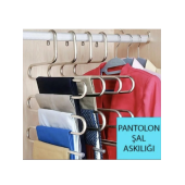 ORCEY TİCARET Metal Pantolon Eşarp Askısı 5 Katlı - 2