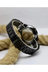 Siyah Kordonlu Araba Modifli Siyah Renk Erkek Kol Saati Mls-2142 thumbnail 3