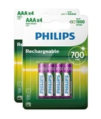 Philips Şarj Edilebilir Kalem Pil AAA 700 Mah 4Lü - 1