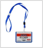 Rubenis İpli Yaka Kartı Mavi - 5 adet - 1