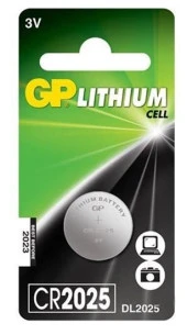 Gp Para Pil Cr-2025 3V - 2 adet - 1