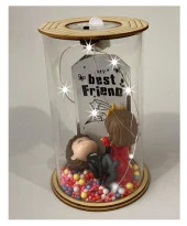 Misyon Cam Fanus Led Işıklı My Best Friend - 1