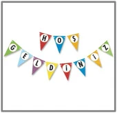 Kikajoy Hoş Geldiniz Üçgen Flama Yazı - 1