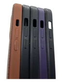 Hole Leather Case Kahverengi iPhone 14 Pro - 3