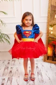Super Hero Dc Girl Kostümü Kırmızı - 1