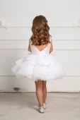 Beyaz İnci Kız Cocuk Elbise thumbnail 3