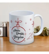 Kişiye Özel 2025 Temalı Sevgiliye Baskılı Porselen Kupa Bardak HK3755 thumbnail 3