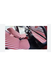 Tofaş Koltuk Kılıfı. Kırmızı Zebra - 2