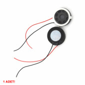 Hoparlör 1W 8ohm 20mm Yuvarlak 10cm Kablolu  Mini 2cm Speaker Ses Müzik Amfi Ürün Müze Otomobil Telefon Sesli - 5