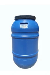 220 Litre Varil Fıçı Mavi Yağ Turşu Şarap Varili Bidonu Tarım Bakanlığı Onaylı Samsan Plastik thumbnail 1