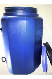 Köşeli Içi Beyaz Plastik Yağ Varili Zeytinyağı Turşu Bidonu 80 lt - 2