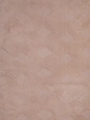 Lara Bukleli Desenli Yumuşacık Peluş Halı Salon Oturma Odası Mutfak Koridor Halısı 9400c Vizon - 6