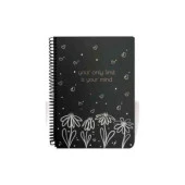 Lizy 17X24 Siyah Zemin Defter Spiralli 40 Yp Sketch 90 gr - 1
