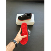 Nike Air Force Siyah Kırmızı Taban - 4