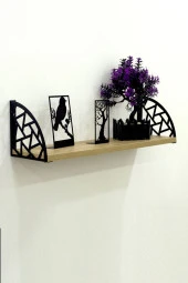 Erva Oval Raf Üçgen Desen 60cm Beyaz - 2