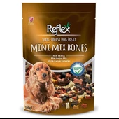Reflex Semi Moist Mini Mix Bones Karışık Kemikler Yarı Islak Köpek Ödül Maması 150 Gr - 1