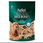Reflex Semi Moist Mix Bones Karışık Kemikler Yarı Islak Köpek Ödül Maması 150 Gr - 1