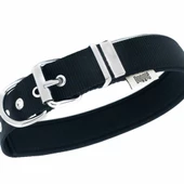 Doggie Konfor Dokuma Kemikli Boyun Tasması Siyah 3.0*42-50 cm (DSBT-3062 M) - 2