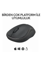 logitech  M240 Sessiz Kompakt Kablosuz Bluetooth Mouse - Siyah - 2