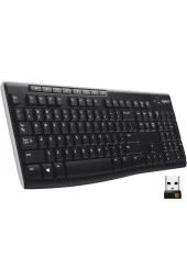 logitech K270 920-003761 Tam Boyutlu Kablosuz Türkçe Klavye - Siyah - 1