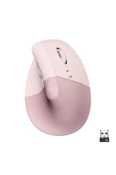 LOGITECH Lift Kablosz Dikey Mouse Pembe 910-006478 - 2