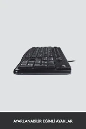 logitech K120 USB Kablolu Türkçe Q Klavye - Siyah 920-002505 - 5