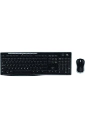 logitech  MK270 920-004525 Kablosuz USB Alıcılı Türkçe Q Klavye Mouse Seti - Siyah - 1