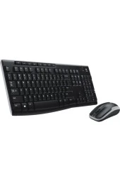 logitech  MK270 920-004525 Kablosuz USB Alıcılı Türkçe Q Klavye Mouse Seti - Siyah - 2