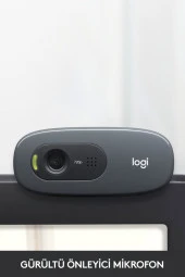 logitech  C270 HD 720p Mikrofonlu Web Kamerası - Siyah thumbnail 3