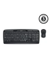 logitech  Mk330 Kablosuz Türkçe Q Klavye Mouse Seti - Siyah - 2